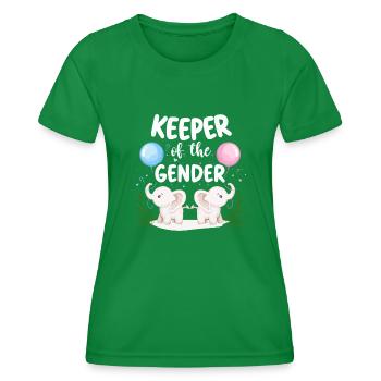 Hüter des Geschlechts - Frauen Funktions-T-Shirt - Kelly Green - Vorne - AI Model Female 172 dark (172cm)