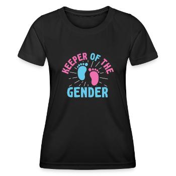 Keeper Of The Gender - Women's Functional T-Shirt - black - Front - AI Model Female 172 light (172cm)