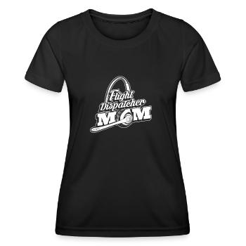Emergency call control center operations center mother - Women's Functional T-Shirt - black - Front - AI Model Female 172 light (172cm)