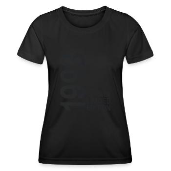 On October 1993 Year 1993 Retro Vintage 1993 - Frauen Funktions-T-Shirt - Schwarz - Vorne - AI Model Female 172 light (172cm)