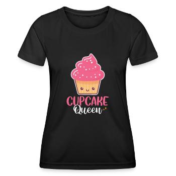 Chef pâtissier Pink Frosting Women Cupcake Que - T-shirt sport Femme - noir - Devant - AI Model Female 172 light (172cm)