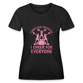 Cheerleading Coach Cheer Coach Cheerleader Cheer T - Women's Functional T-Shirt - black - Front - AI Model Female 172 light (172cm)