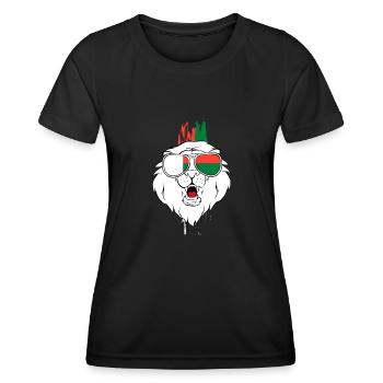 Madagaskar - Frauen Funktions-T-Shirt - Schwarz - Vorne - AI Model Female 172 light (172cm)