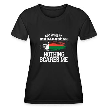 Malawi - Women's Functional T-Shirt - black - Front - AI Model Female 172 light (172cm)