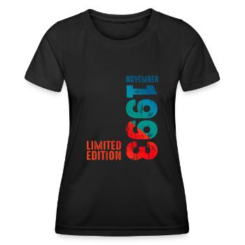 Since November 1993 Year 1993 Retro Vintage 1993 - Frauen Funktions-T-Shirt - Schwarz - Vorne - AI Model Female 172 light (172cm)