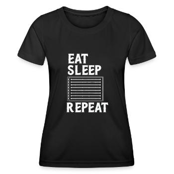 Nager - T-shirt sport Femme - noir - Devant - AI Model Female 172 light (172cm)