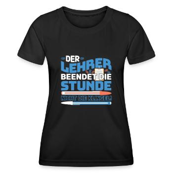 Lehrer Lehramt Student - Frauen Funktions-T-Shirt - Schwarz - Vorne - AI Model Female 172 light (172cm)