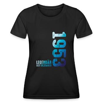 Since December 1953 Year 1953 Retro Vintage 1953 - Frauen Funktions-T-Shirt - Schwarz - Vorne - AI Model Female 172 light (172cm)