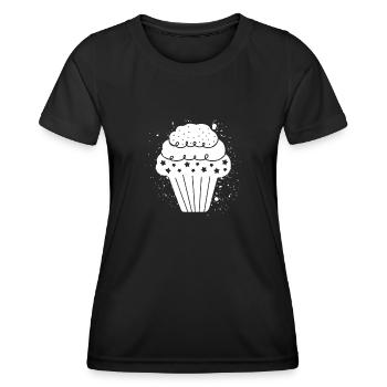 Baking Bakery Bakery Stars - Women's Functional T-Shirt - black - Front - AI Model Female 172 light (172cm)