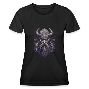 Valhalla Warrior The gift for Nordmann fans. - Women's Functional T-Shirt - black - Front - AI Model Female 172 light (172cm)
