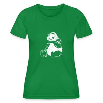 K Pop Kpop Panda Pop Coréen - T-shirt sport Femme - vert - Devant - AI Model Female 172 dark (172cm)