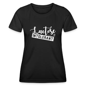 Lactose intolerance Milk - Frauen Funktions-T-Shirt - Schwarz - Vorne - AI Model Female 172 light (172cm)