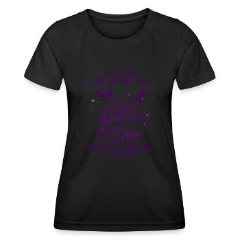I Had The Time Of My Life Fighting Dragons - Women's Functional T-Shirt - black - Front - AI Model Female 172 light (172cm)