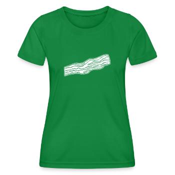 Bacon Speck - Women's Functional T-Shirt - kelly green - Front - AI Model Female 172 dark (172cm)