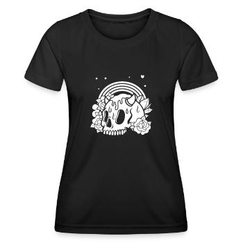 Gothic Skull - Women's Functional T-Shirt - black - Front - AI Model Female 172 light (172cm)