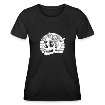 Gothic Skull - Women's Functional T-Shirt - black - Front - AI Model Female 172 light (172cm)