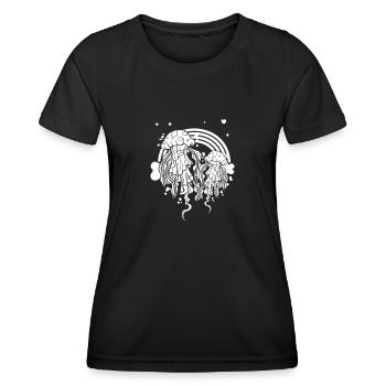 Gothic Jellyfish - Women's Functional T-Shirt - black - Front - AI Model Female 172 light (172cm)