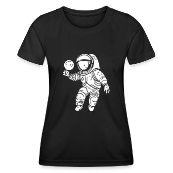 Tennis de table, ping-pong - T-shirt sport Femme - noir - Devant - AI Model Female 172 light (172cm)