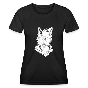 Furry Fandom Fursuits - Women's Functional T-Shirt - black - Front - AI Model Female 172 light (172cm)