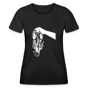 Hummer Lobster - Frauen Funktions-T-Shirt - Schwarz - Vorne - AI Model Female 172 light (172cm)