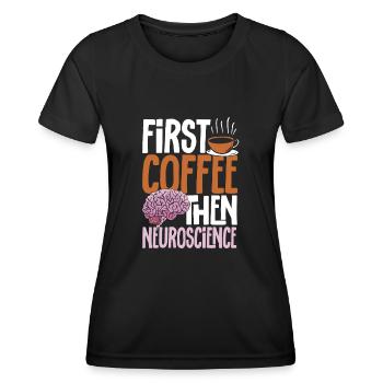 Neurologie Krankenschwester Gehirn Neurologin - Frauen Funktions-T-Shirt - Schwarz - Vorne - AI Model Female 172 light (172cm)