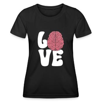 Neurologie Krankenschwester Gehirn Neurologin - Frauen Funktions-T-Shirt - Schwarz - Vorne - AI Model Female 172 light (172cm)