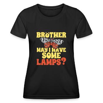 Moths Insect Collector Entomologist - Women's Functional T-Shirt - black - Front - AI Model Female 172 light (172cm)