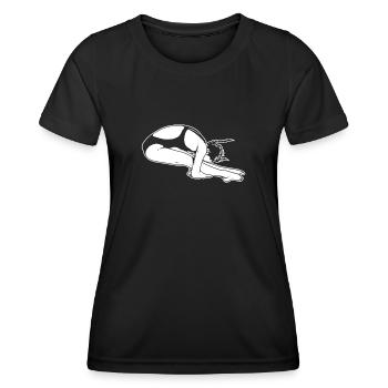Plongeur Plongeur - T-shirt sport Femme - noir - Devant - AI Model Female 172 light (172cm)