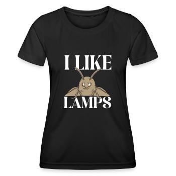 Moths Insect Collector Entomologist - Women's Functional T-Shirt - black - Front - AI Model Female 172 light (172cm)