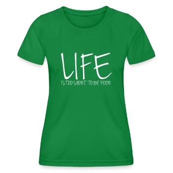 Capitalism Stocks Market Money - Frauen Funktions-T-Shirt - Kelly Green - Vorne - AI Model Female 172 dark (172cm)
