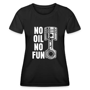 Workshop Car Oil Mechanic - Women's Functional T-Shirt - black - Front - AI Model Female 172 light (172cm)