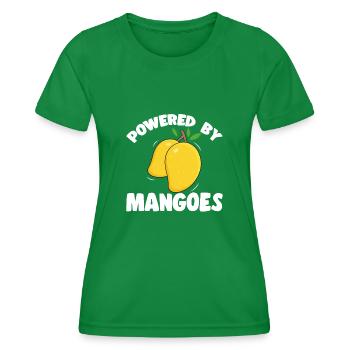 Mango Frucht Mango - Frauen Funktions-T-Shirt - Kelly Green - Vorne - AI Model Female 172 dark (172cm)