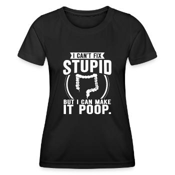 Gastroenterologie Endoskopie Koloskopie - Frauen Funktions-T-Shirt - Schwarz - Vorne - AI Model Female 172 light (172cm)