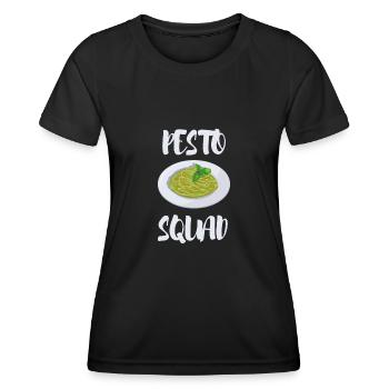 Italian Cuisine - Basil Pesto Is The Besto - Frauen Funktions-T-Shirt - Schwarz - Vorne - AI Model Female 172 light (172cm)