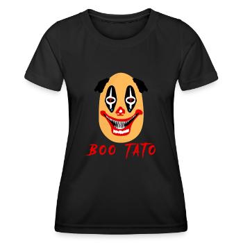 Scary Potato Clown Potatoes - Frauen Funktions-T-Shirt - Schwarz - Vorne - AI Model Female 172 light (172cm)
