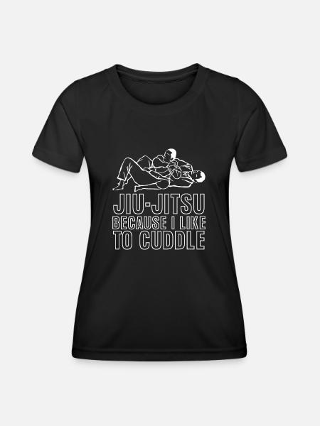 Jiu-Jitsu Joke BJJ Brazilian Ju-Jitsu - Women's Functional T-Shirt - black