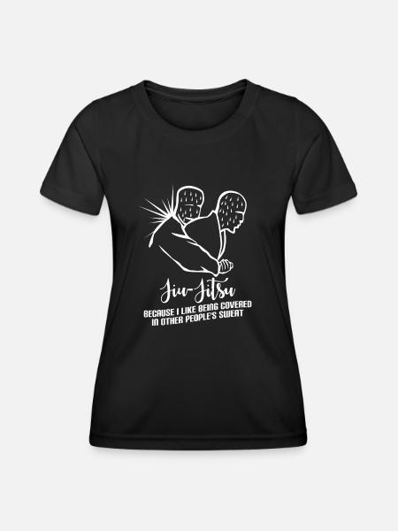 Ju-Jitsu Brasilian Jiu-Jitsu Joke BJJ - Women's Functional T-Shirt - black