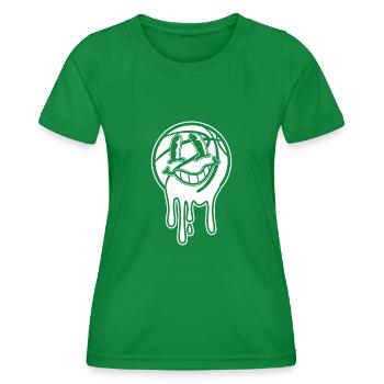 Basket-ball Basket-ball Joueur Drôle - T-shirt sport Femme - vert - Devant - AI Model Female 172 dark (172cm)