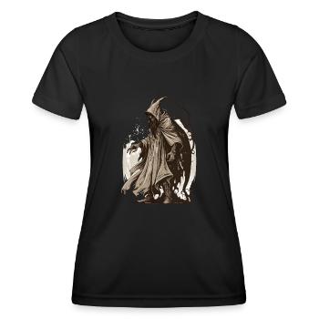 Krampus Bad Santa Dark Krampus - Women's Functional T-Shirt - black - Front - AI Model Female 172 light (172cm)