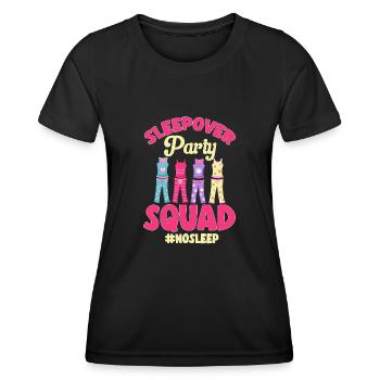 Soirée pyjama pyjama soirée pyjama - T-shirt sport Femme - noir - Devant - AI Model Female 172 light (172cm)