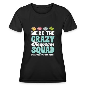 Soirée pyjama pyjama soirée pyjama - T-shirt sport Femme - noir - Devant - AI Model Female 172 light (172cm)