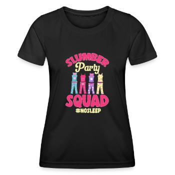 Soirée pyjama pyjama soirée pyjama - T-shirt sport Femme - noir - Devant - AI Model Female 172 light (172cm)