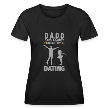 lustig Vater Outfit Vater Sohn Partner Blick Vater - Frauen Funktions-T-Shirt - Schwarz - Vorne - AI Model Female 172 light (172cm)