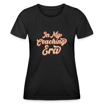 Coach Era Coaching Tees Sports Team Staff - Women's Functional T-Shirt - black - Front - AI Model Female 172 light (172cm)