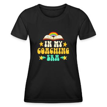 Coach Era Coaching Tees Personnel de l’équipe sportive - T-shirt sport Femme - noir - Devant - AI Model Female 172 light (172cm)
