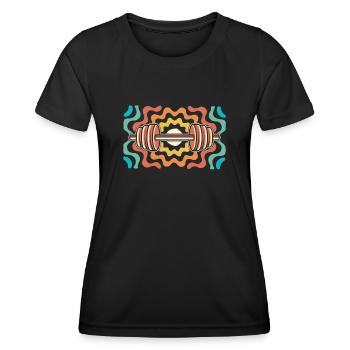 Fitness - Women's Functional T-Shirt - black - Front - AI Model Female 172 light (172cm)