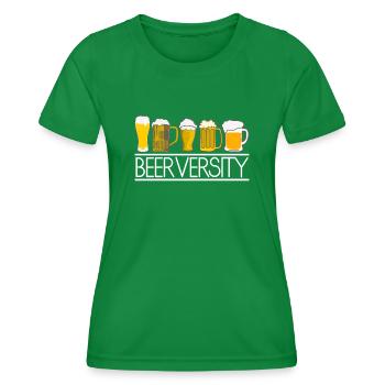 Beer Brewing Craft Beer - Women's Functional T-Shirt - kelly green - Front - AI Model Female 172 dark (172cm)