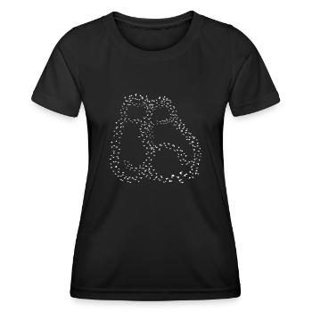 Boxing Gloves Boxer - Frauen Funktions-T-Shirt - Schwarz - Vorne - AI Model Female 172 light (172cm)