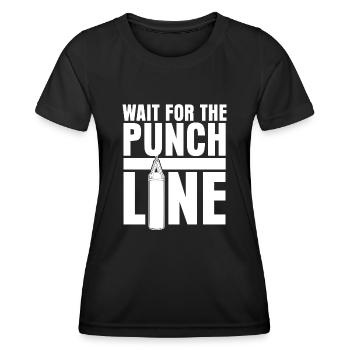 Punching Bag Boxing Gloves Boxer - Women's Functional T-Shirt - black - Front - AI Model Female 172 light (172cm)