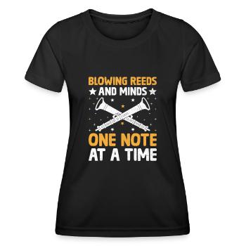 Oboe Player Oboe Basoonist Marching Band Instrumen - Women's Functional T-Shirt - black - Front - AI Model Female 172 light (172cm)